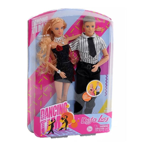 ست باربی زن و مرد رقاص دفالوسی Dancing Team Doll Defa Lucy -اسباب بازی